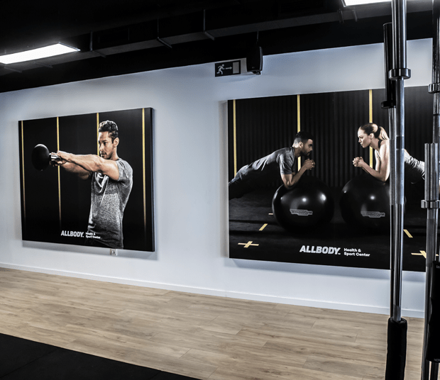Dos paneles interiores marca Allbody