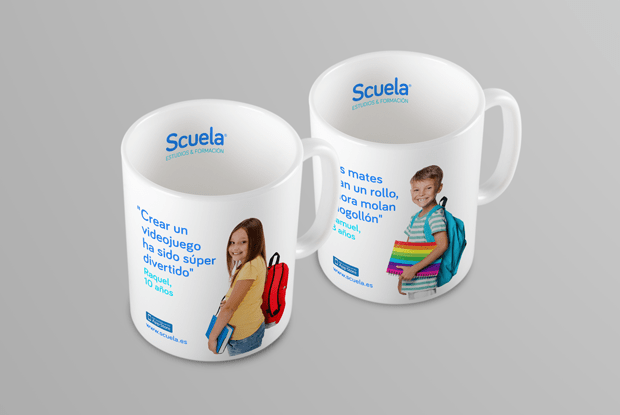 Tazas Scuela