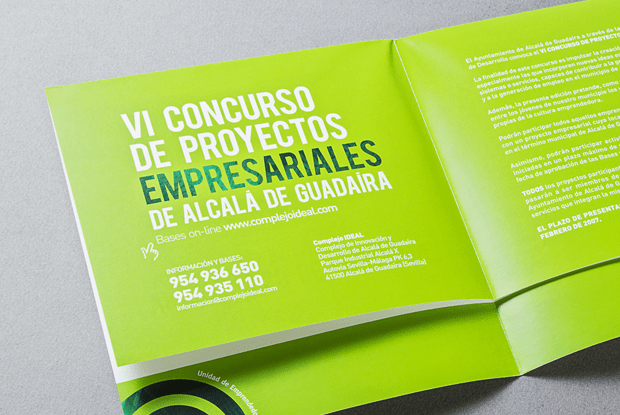Interior Folleto Concurso Emprendedores