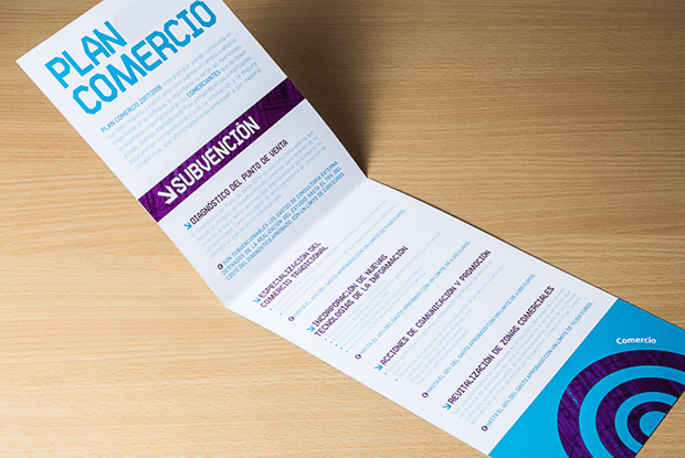 Interior díptico Plan Comercio