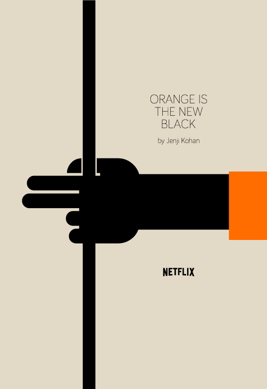 Cartel minimalista Orange is the New Black