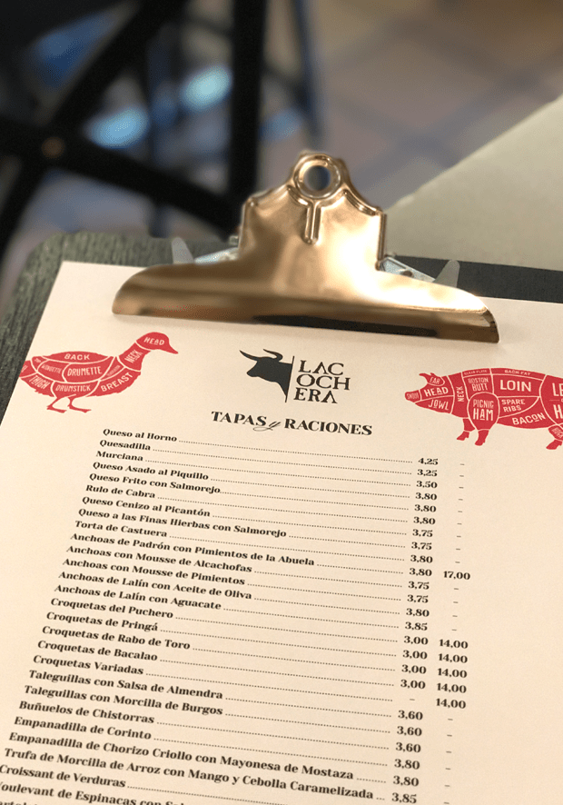 Carta La Cochera