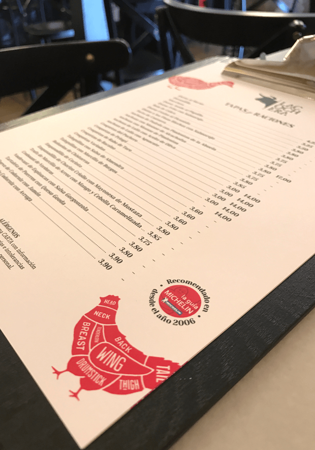 Carta La Cochera