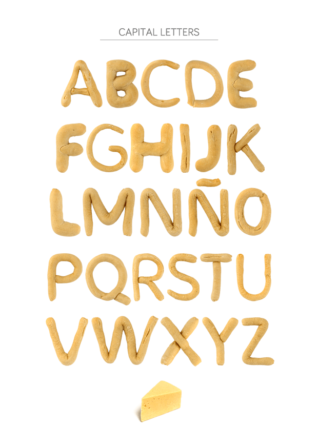 CAPITAL LETTERS Guadaíra Font en mayúsculas