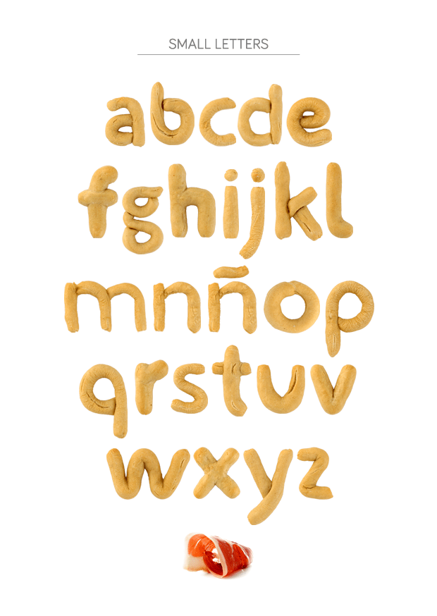 SMALL LETTERS Guadaíra Font en minúsculas