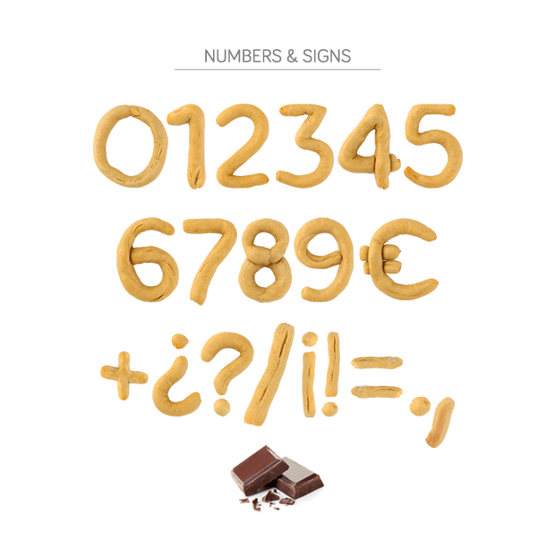 numbers Guadaíra Font Números y Signos