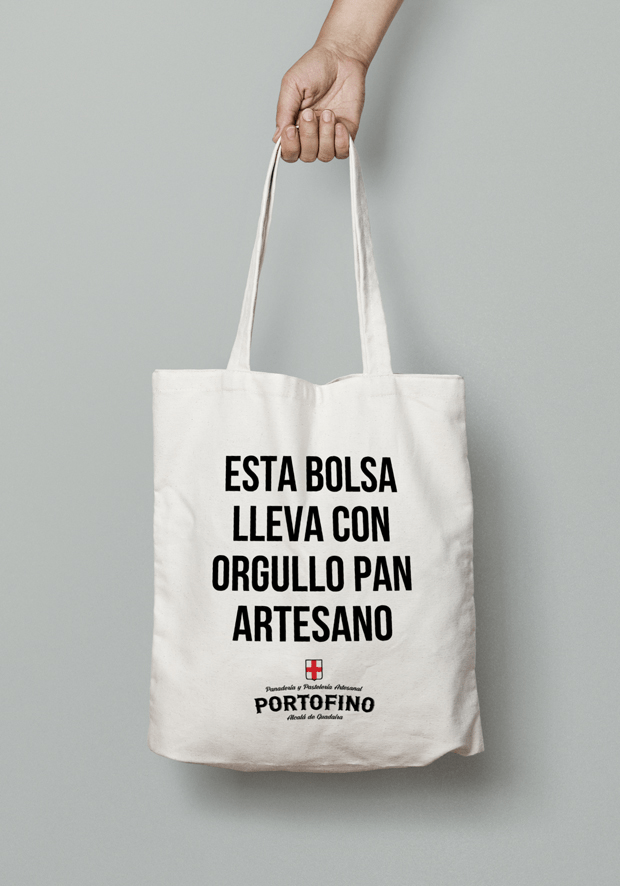 BOLSA BLANCA Bolsa de tela Portofino