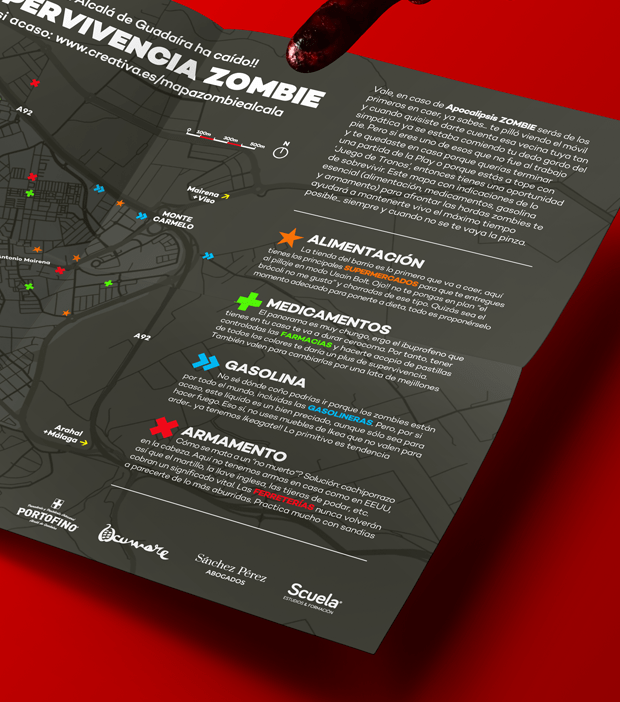 zombie-02 Diseño gráfico del Mapa de supervivencia zombie de alcalá de guardaría