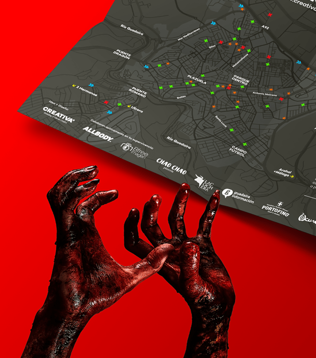 zombie-04 Diseño gráfico del Mapa de supervivencia zombie de alcalá de guardaría