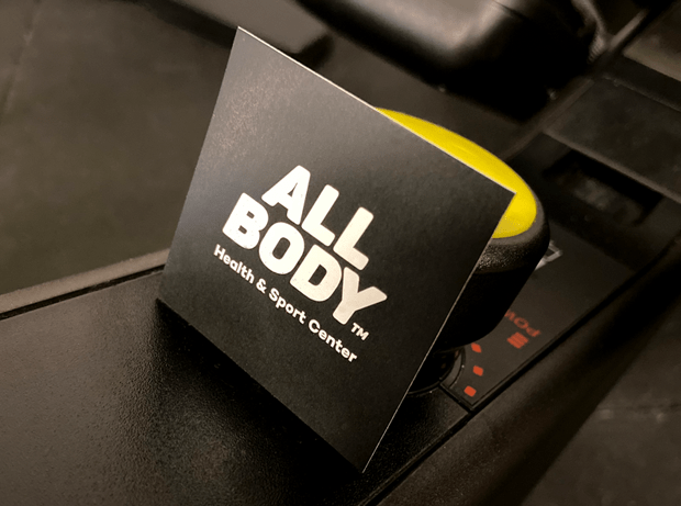 Tarjeta visita marca allbody